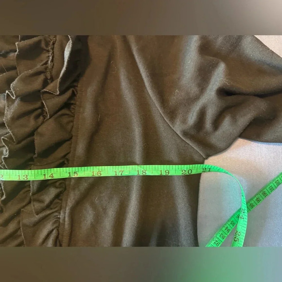 Fever Black Ruffled Cardigan - Picture 7 of 7